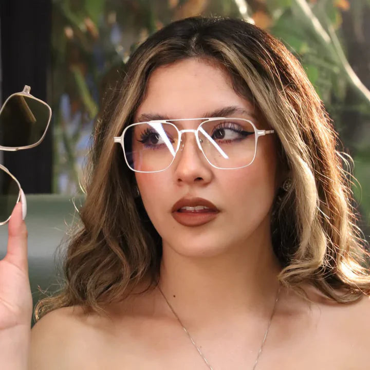 Gafas magnéticas Importadas 3EN1 🕶 Titanium MAX😎 ( Con filtro UV certificado)
