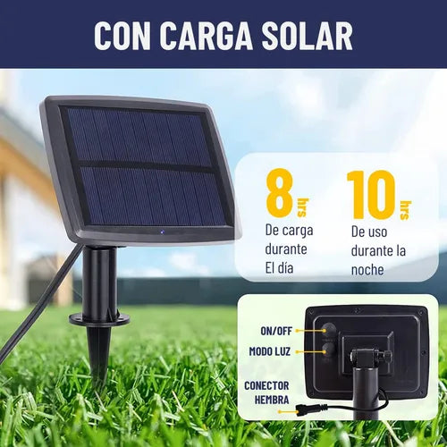 Guirnalda Luces Solar ✨ Luxur MAX💡 ( Con luz solar y carga )